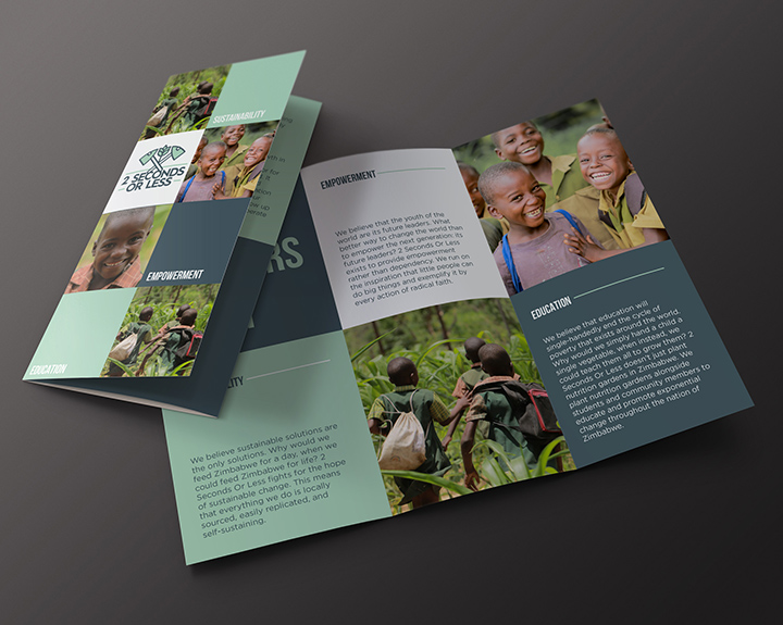 Brandbusters Trifold Brochure Design Example 1