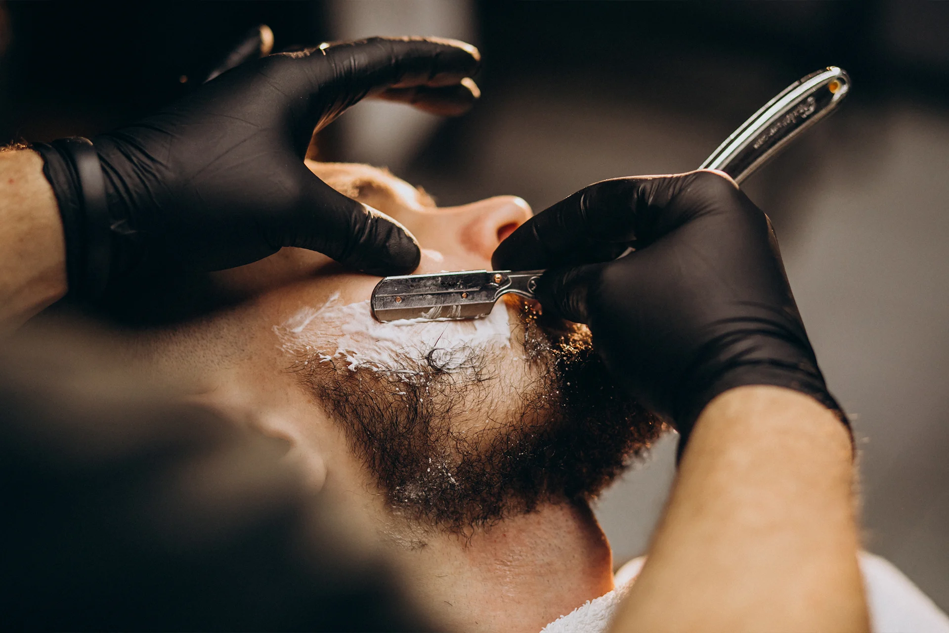 beard shaving photo