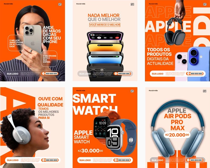 social media animated stories template